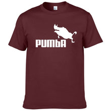 Load image into Gallery viewer, 2016 funny tee cute t shirts homme Pumba men casual short sleeves cotton tops cool tshirt summer jersey costume t-shirt #062