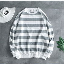 Load image into Gallery viewer, 2020 Hip Hop T Shirts men Long Sleeve Striped t shirt Casual Men tee shirt Streetwear Men Patchwork Cotton T-shirt 10