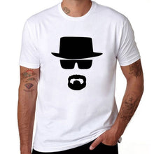 Load image into Gallery viewer, BLWHSA Breaking Bad Heisenberg Funny Men T Shirt High Quality Cotton O-Neck Short Sleeve Fashion Printed Men T-Shirts