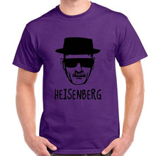 Load image into Gallery viewer, BLWHSA Breaking Bad Heisenberg Funny Men T Shirt High Quality Cotton O-Neck Short Sleeve Fashion Printed Men T-Shirts
