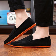 Load image into Gallery viewer, Canvas Shoes for Men Breathable Light Men Casual Shoes Loafers Big Size 38-45 Many Colors Choose Lazy Footwear Soft Dring Shoes