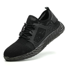 Load image into Gallery viewer, Direct Delivery Men And Women Steel Toe Air Safety Boots Indestructible Ryder Shoes Anti Puncture Breathable Work Shoes Sneakers