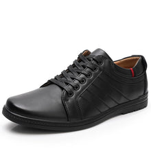 Load image into Gallery viewer, KULADA Top Quality Big Size Shoes Men's Casual Shoes Soft Fashion Walking PU Leather Comfortable Men Lace-up Hand-Made Shoes