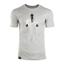 Load image into Gallery viewer, Men Short sleeve Cotton T-shirt Casual Black Print t shirt Gym Fitness Bodybuilding Workout Tees Tops Male Summer Brand Clothing