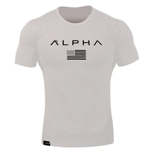 Load image into Gallery viewer, Men Short sleeve Cotton T-shirt Casual Black Print t shirt Gym Fitness Bodybuilding Workout Tees Tops Male Summer Brand Clothing