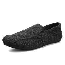 Load image into Gallery viewer, PUPUDA New Loafers Men Breathable Casual Shoes Classic Linen Slip On Sneakers Male Summer Cheap Driving Shoes For Men Wide 2019