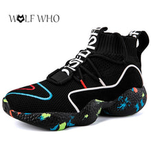 Load image into Gallery viewer, Shoes For Men Sneakers Casual Men Sock Shoes Breathable Tenis Masculino Adulto High Top Man Trainers Zapatos Hombre Sapatos