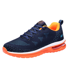 Load image into Gallery viewer, Shoes Men Running Shoes For Men Sport Shoes Black Shock Absorbing Casual Shoes Air Cushion Sneakers Flying Woven Shoes Trainers