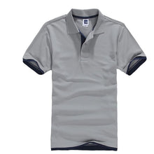 Load image into Gallery viewer, Summer Classic Polo Shirt Men Cotton Solid Short Sleeve Tee Shirt Breathable Camisa Masculina Polo Hombre Jerseys Golftennis 3XL