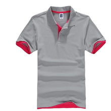 Load image into Gallery viewer, Summer Classic Polo Shirt Men Cotton Solid Short Sleeve Tee Shirt Breathable Camisa Masculina Polo Hombre Jerseys Golftennis 3XL