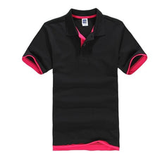 Load image into Gallery viewer, Summer Classic Polo Shirt Men Cotton Solid Short Sleeve Tee Shirt Breathable Camisa Masculina Polo Hombre Jerseys Golftennis 3XL
