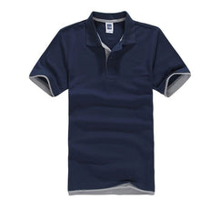 Load image into Gallery viewer, Summer Classic Polo Shirt Men Cotton Solid Short Sleeve Tee Shirt Breathable Camisa Masculina Polo Hombre Jerseys Golftennis 3XL
