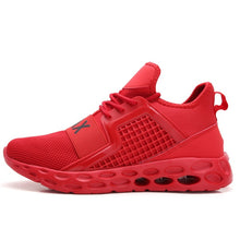 Load image into Gallery viewer, Summer breathable men casual lightweight walking shoes new fashion young boys lace up tennis sneakers