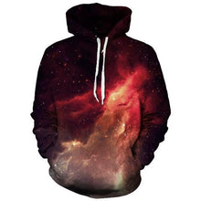 Load image into Gallery viewer, XS-7XL Summer New Fashion Men Women T Shirt Galaxy Space Planet Nebula 3D Print Casual Hooded Jacket Hoodies Sweatshirts