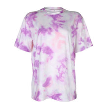 Load image into Gallery viewer, IAMHOTTY Tie Dye Print Basic Tshirt Shorts Two Piece Set Women Casual Outfits lounge Wear Jogging Femme Biker Shorts Tees Summ