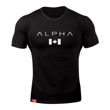 Load image into Gallery viewer, 2019 New Brand Clothing Gyms Tight Cotton T-shirt Mens alpha Fitness T-shirt Homme Gyms T Shirt Men Fitness Summer Tees Tops
