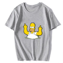 Load image into Gallery viewer, 2020 Men's T Shirt simpsons print casual mens o-neck t shirts fashion men's tops men T-shirt short sleeve men tshirt
