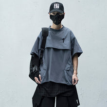 Load image into Gallery viewer, 2020SS Men/Women Japanese Patchwork Streetwear T-Shirts Mens Hip Hop Casual Fake Two Pieces Short Sleeve Tops Tshirts
