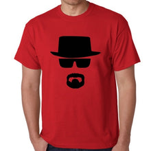 Load image into Gallery viewer, BLWHSA Breaking Bad Heisenberg Funny Men T Shirt High Quality Cotton O-Neck Short Sleeve Fashion Printed Men T-Shirts
