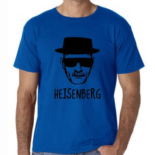 Load image into Gallery viewer, BLWHSA Breaking Bad Heisenberg Funny Men T Shirt High Quality Cotton O-Neck Short Sleeve Fashion Printed Men T-Shirts
