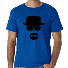 Load image into Gallery viewer, BLWHSA Breaking Bad Heisenberg Funny Men T Shirt High Quality Cotton O-Neck Short Sleeve Fashion Printed Men T-Shirts
