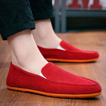 Load image into Gallery viewer, Canvas Shoes for Men Breathable Light Men Casual Shoes Loafers Big Size 38-45 Many Colors Choose Lazy Footwear Soft Dring Shoes
