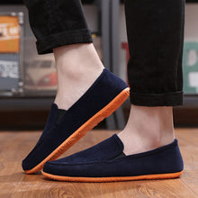 Load image into Gallery viewer, Canvas Shoes for Men Breathable Light Men Casual Shoes Loafers Big Size 38-45 Many Colors Choose Lazy Footwear Soft Dring Shoes
