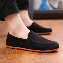 Load image into Gallery viewer, Canvas Shoes for Men Breathable Light Men Casual Shoes Loafers Big Size 38-45 Many Colors Choose Lazy Footwear Soft Dring Shoes
