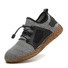 Load image into Gallery viewer, Direct Delivery Men And Women Steel Toe Air Safety Boots Indestructible Ryder Shoes Anti Puncture Breathable Work Shoes Sneakers
