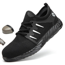 Load image into Gallery viewer, Direct Delivery Men And Women Steel Toe Air Safety Boots Indestructible Ryder Shoes Anti Puncture Breathable Work Shoes Sneakers
