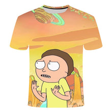Load image into Gallery viewer, Drop ship Rick and Morty By Jm2 Art 3D t shirt Men's children's tshirt Summer Anime Short Sleeve Tees O-neck Tops cartoon tshirt
