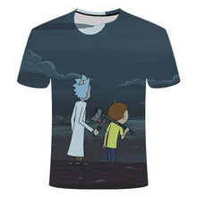 Load image into Gallery viewer, Drop ship Rick and Morty By Jm2 Art 3D t shirt Men's children's tshirt Summer Anime Short Sleeve Tees O-neck Tops cartoon tshirt
