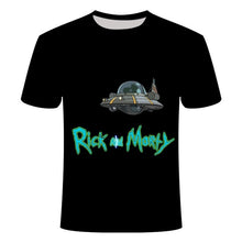 Load image into Gallery viewer, Drop ship Rick and Morty By Jm2 Art 3D t shirt Men's children's tshirt Summer Anime Short Sleeve Tees O-neck Tops cartoon tshirt
