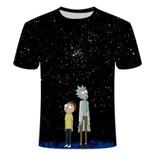 Load image into Gallery viewer, Drop ship Rick and Morty By Jm2 Art 3D t shirt Men's children's tshirt Summer Anime Short Sleeve Tees O-neck Tops cartoon tshirt
