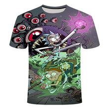 Load image into Gallery viewer, Drop ship Rick and Morty By Jm2 Art 3D t shirt Men's children's tshirt Summer Anime Short Sleeve Tees O-neck Tops cartoon tshirt
