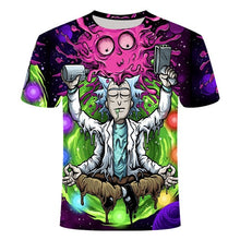 Load image into Gallery viewer, Drop ship Rick and Morty By Jm2 Art 3D t shirt Men's children's tshirt Summer Anime Short Sleeve Tees O-neck Tops cartoon tshirt
