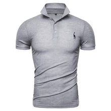 Load image into Gallery viewer, Dropshipping 2019 New Polo Shirt Men Solid Casual Cotton Polo Giraffe Men Slim Fit Embroidery Short Sleeve Men's Polo 10 Colors
