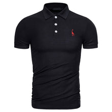 Load image into Gallery viewer, Dropshipping 2019 New Polo Shirt Men Solid Casual Cotton Polo Giraffe Men Slim Fit Embroidery Short Sleeve Men's Polo 10 Colors
