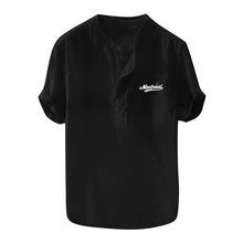 Load image into Gallery viewer, Feitong Special For You Shirt Summer Men's Collar Solid Color Cotton Linen Shirt Short Sleeve
