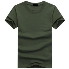Load image into Gallery viewer, Hot Sale High Quality Fashion Mens T Shirts Short Sleeve T-shirt Mens Solid Casual Cotton Tee Shirt Summer Clothing 5XL TX112
