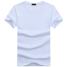 Load image into Gallery viewer, Hot Sale High Quality Fashion Mens T Shirts Short Sleeve T-shirt Mens Solid Casual Cotton Tee Shirt Summer Clothing 5XL TX112

