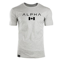 Load image into Gallery viewer, Men Short sleeve Cotton T-shirt Casual Black Print t shirt Gym Fitness Bodybuilding Workout Tees Tops Male Summer Brand Clothing
