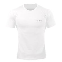 Load image into Gallery viewer, Men Short sleeve Cotton T-shirt Casual Black Print t shirt Gym Fitness Bodybuilding Workout Tees Tops Male Summer Brand Clothing
