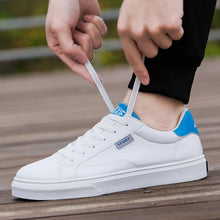 Load image into Gallery viewer, Men classic white sneakers 2020 super hot fashion casual men high-top canvas shoes simple atmospheric platform men walking shoe
