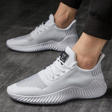 Load image into Gallery viewer, Men's Shoes mesh sports sneakers running designer Shoes knitted White tenis Male chunky Sneakers good quality men trainers
