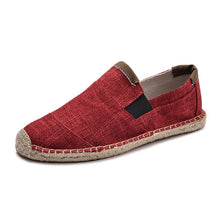 Load image into Gallery viewer, Mens Shoes Casual Male Breathable Canvas Shoes Men Chinese Fashion 2019 Soft Slip On Espadrilles For Men Loafers Driving Shoes
