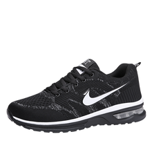 Load image into Gallery viewer, Shoes Men Running Shoes For Men Sport Shoes Black Shock Absorbing Casual Shoes Air Cushion Sneakers Flying Woven Shoes Trainers
