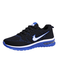 Load image into Gallery viewer, Shoes Men Running Shoes For Men Sport Shoes Black Shock Absorbing Casual Shoes Air Cushion Sneakers Flying Woven Shoes Trainers
