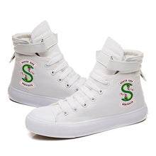 Load image into Gallery viewer, South Side Serpents Riverdale Southside Printed High Canvas Velcro Shoes Vulcanized Shoes Sneakers Shoes Riverdale Serpents
