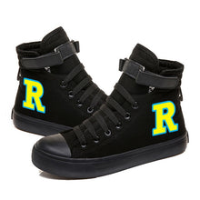 Load image into Gallery viewer, South Side Serpents Riverdale Southside Printed High Canvas Velcro Shoes Vulcanized Shoes Sneakers Shoes Riverdale Serpents
